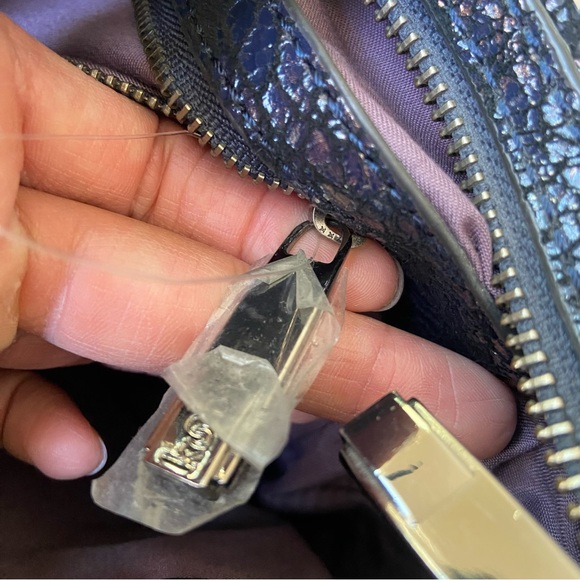 Kooba Metallic Purple Crossbody Bag *NEW* - Picture 6 of 12